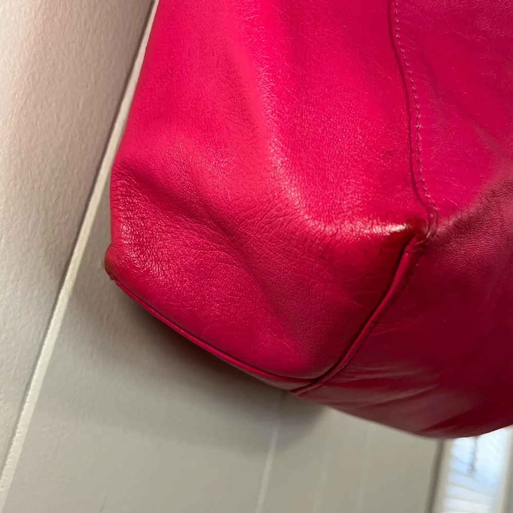 CELINE Horizontalkava Tote‎ Bag Pink Leather 100% authentic